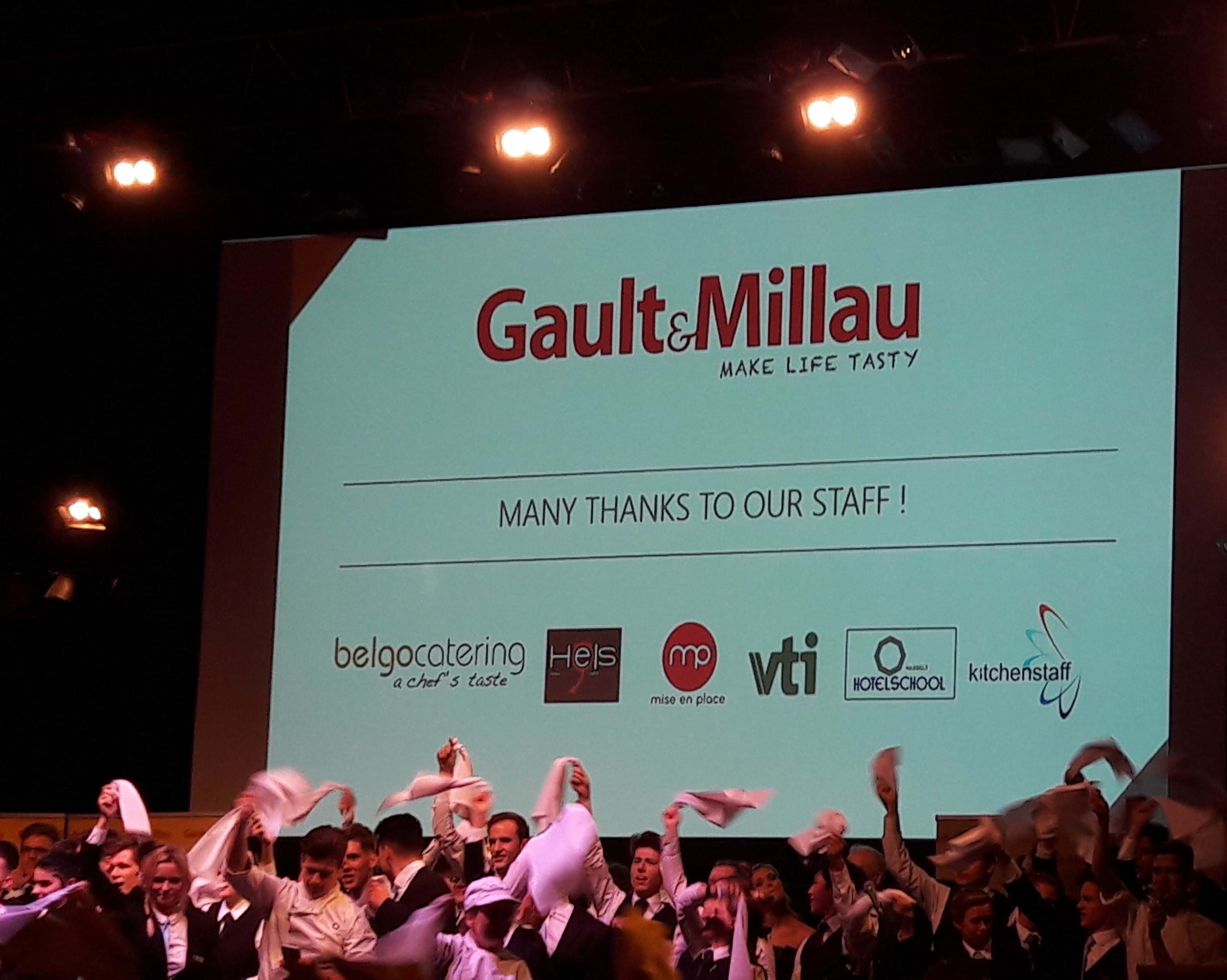 Proclamation Gault&Millau 2018 l Belgocatering était aux fourneaux