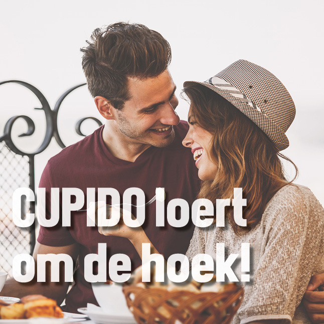 Cupido loert om de hoek!
